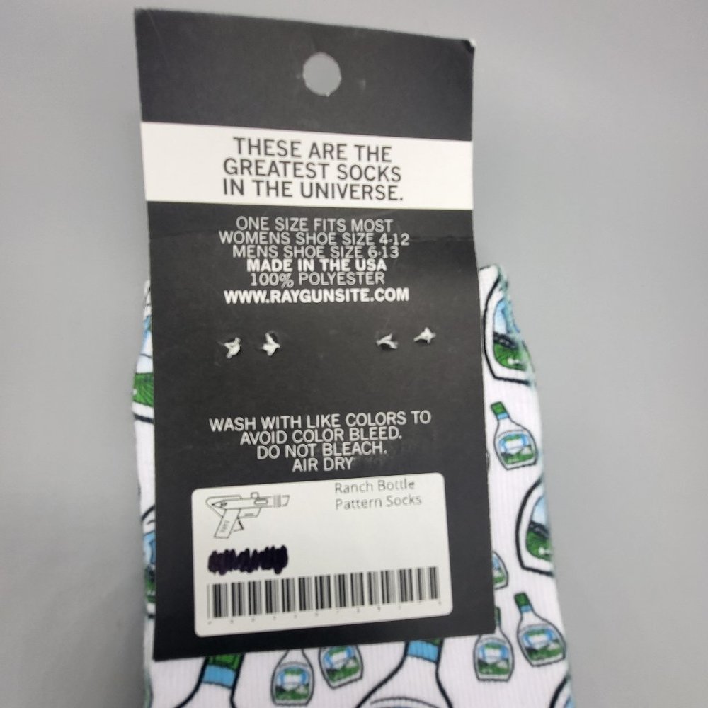 Raygun Ranch Bottle Pattern Socks - Picture 8 of 9